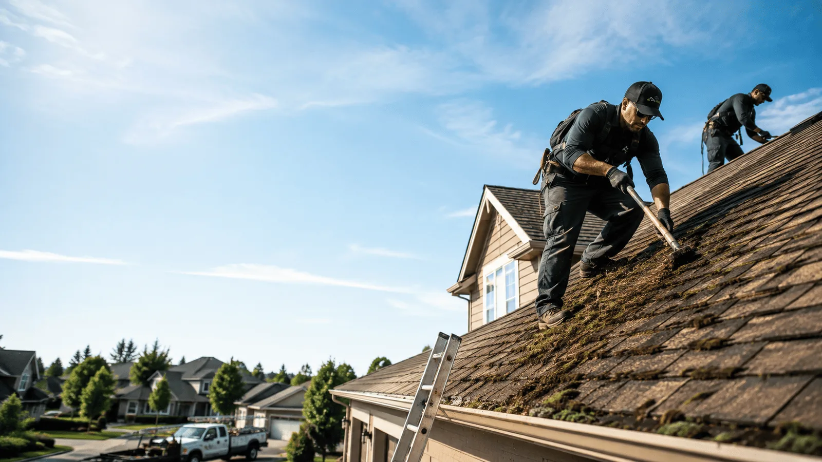 Roof Moss Removal in Fellows, CA near me
